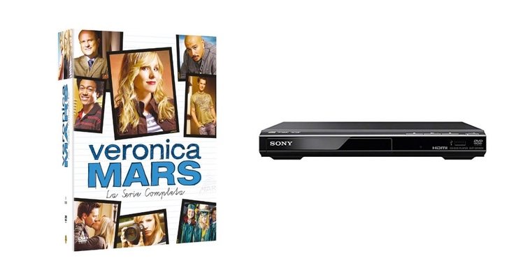 'Veronica Mars' y reproductor DVD y CD