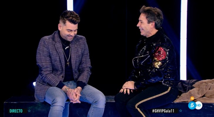 Alberto y Joao, felices al reencontrarse en la Gala 11 de 'gH VIP 7'