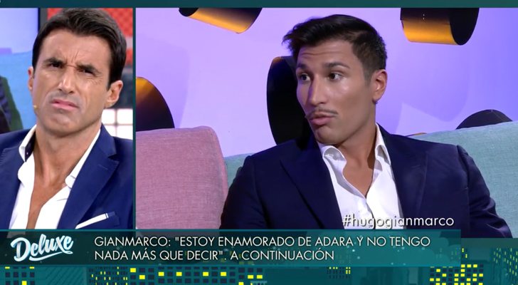 Hugo escucha las declaraciones de Gianmarco en 'Sábado deluxe'