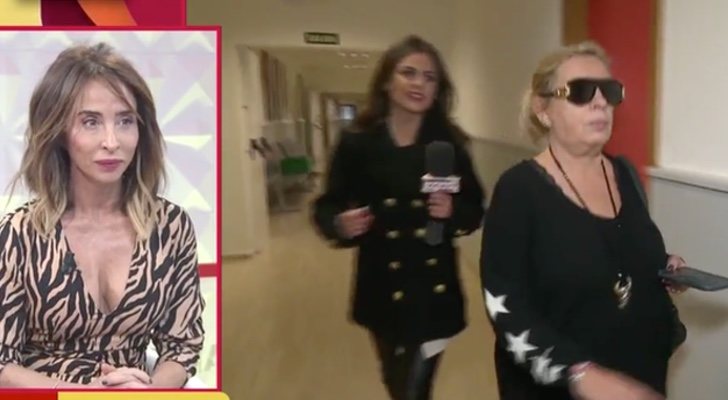 Carmen Borrego huye de una reportera de 'Socialité'