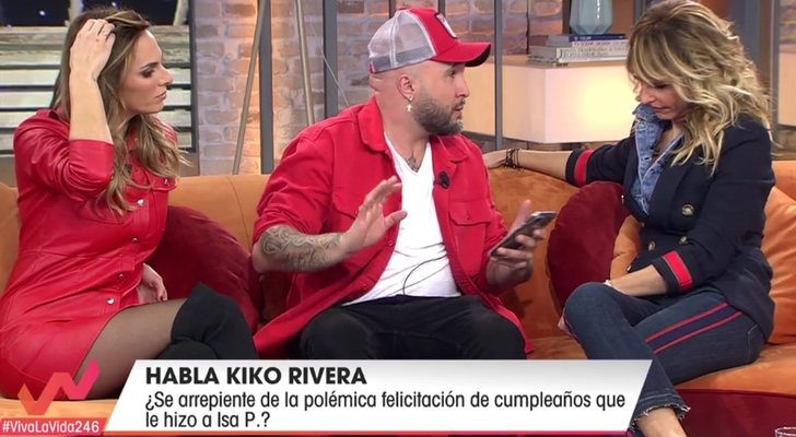 Kiko Rivera llamando a Isa P en 'Viva la vida'