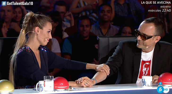 Risto y Edurne en 'Got Talent España'