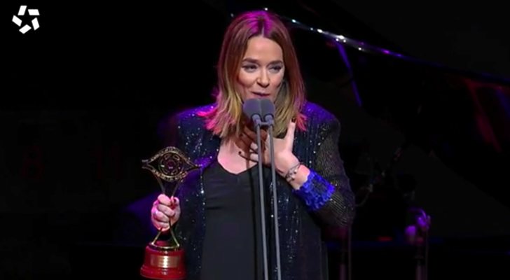 Toñi Moreno en la XXI edición de los Premios Iris
