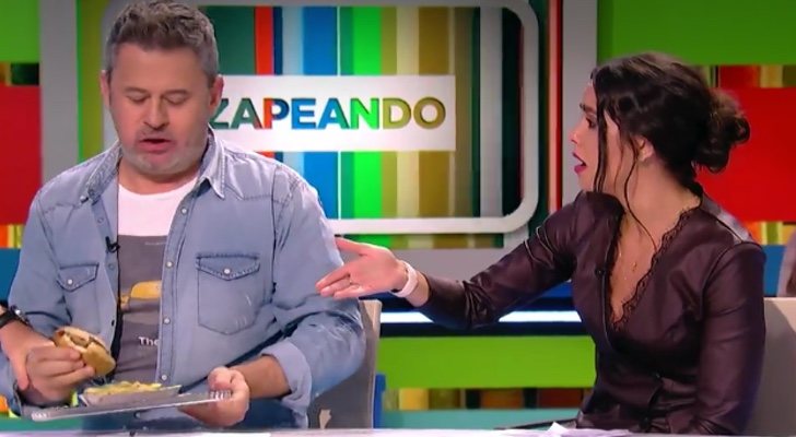 Miki Nadal y Cristina Pedroche en 'Zapeando'