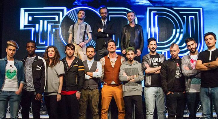 Los concursantes y el jurado de 'Top DJ'