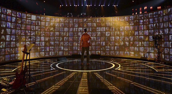 El icónico panel de 'Rising Star'