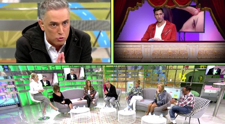 Kiko Hernández y el resto de colaboradores de 'Sálvame'