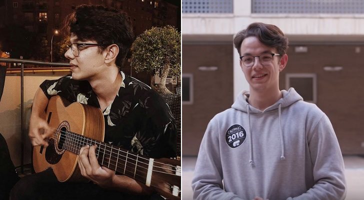 Flavio antes y después del casting de 'Operación Triunfo 2020'