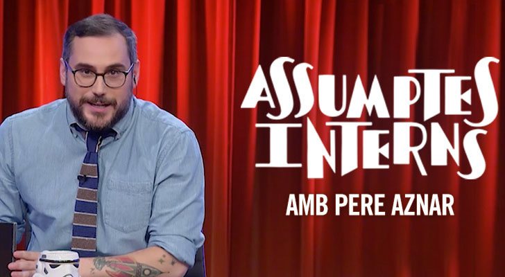 Pere Aznar, presentador de 'Assumptes Interns'