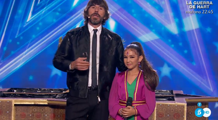Triana la Canela y Santi Millán en 'Got Talent España'