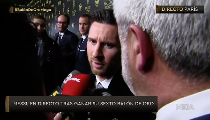 Messi, ante las cámaras de 'El Chiringuito'