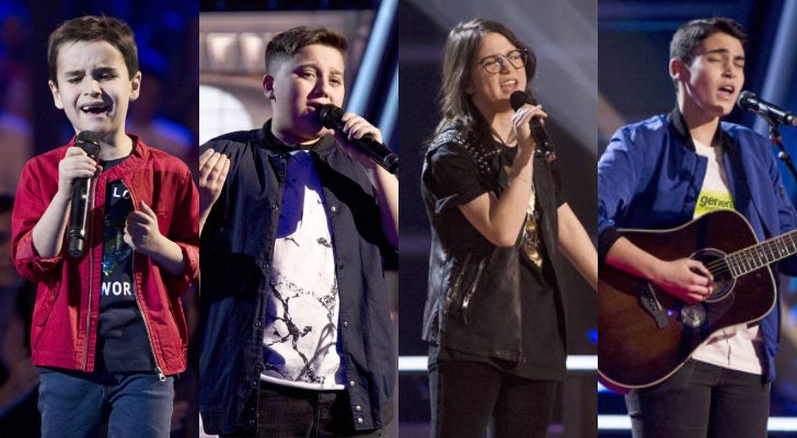 Daniel, Chavito, Sofía y Julio en &#39;La Voz Kids&#39;