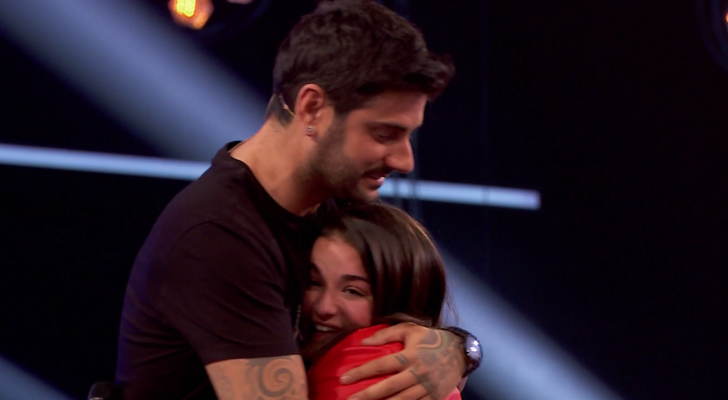 Melendi y Paola en 'La Voz Kids'