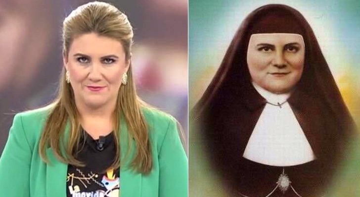 Carlota Corredera y la beata María Pilar Izquierdo