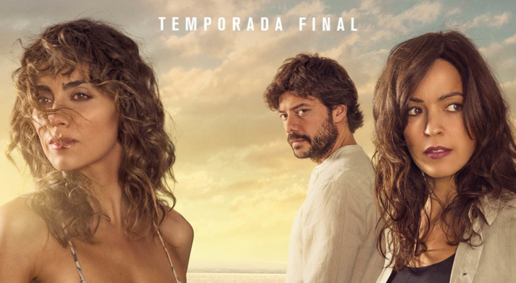 Protagonistas de 'El embarcadero', de Movistar+