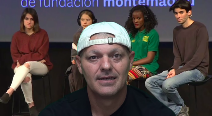 Frank Cuesta en su vídeo sobre los activistas de Fridays For Future