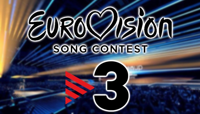 Logotipo de Eurovisión y TV3