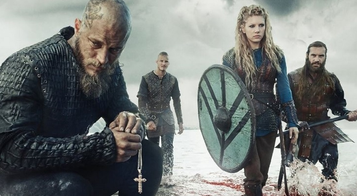 Los personajes de 'Vikings' en una imagen promocional