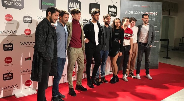 Protagonistas y creadores de '+ de 100 mentiras' en el Festival MiM Series 2019