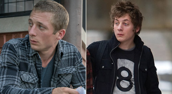 Jeremy Allen White al inicio de 'Shameless' (izq.) y en la actualidad (der.)