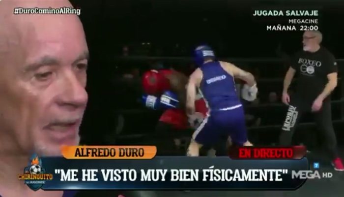 Alfredo Duro comenta su combate 'El Chiringuito'