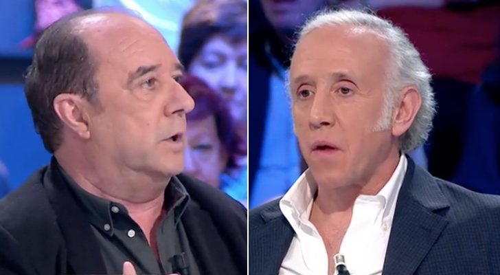 Eduardo Inda y Jesús Maraña discutiendo en 'laSexta noche'