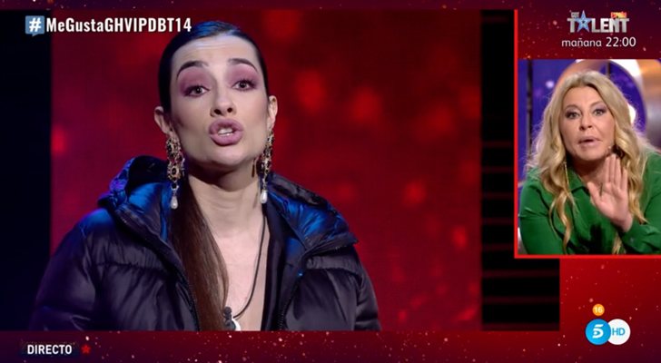 Adara y Cristina Tárrega, durante su desencuentro en 'GH VIP 7'