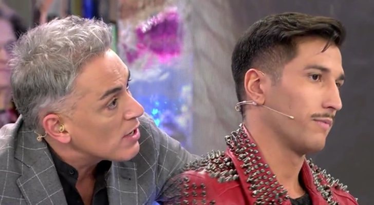 Kiko Hernández intenta hablar con Gianmarco Onestini en 'Sálvame'
