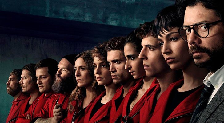 Los protagonistas de la parte 3 de 'La casa de papel'