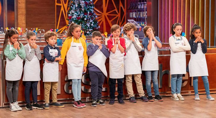 Los aspirantes de 'MasterChef Junior' durante la expulsión