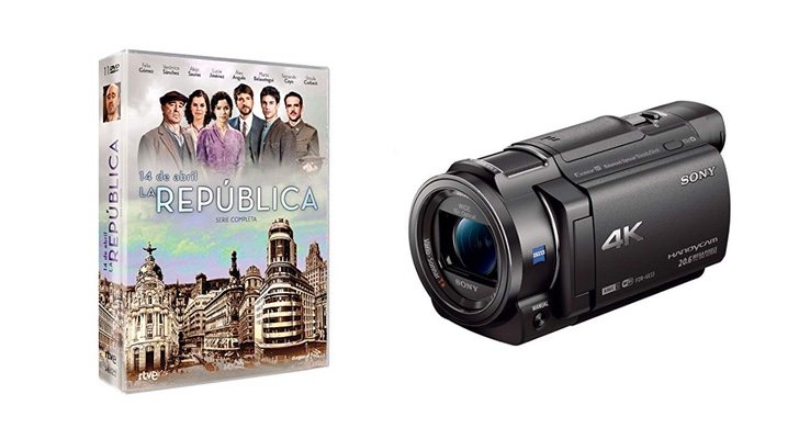 '14 de abril. La República' y cámara de vídeo