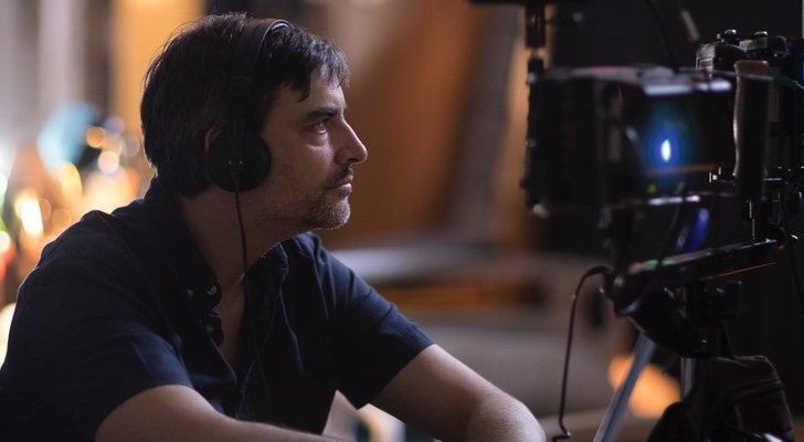 Jorge Dorado durante el rodaje de 'The Head'