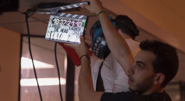 Rodaje de una toma de 'The Head'