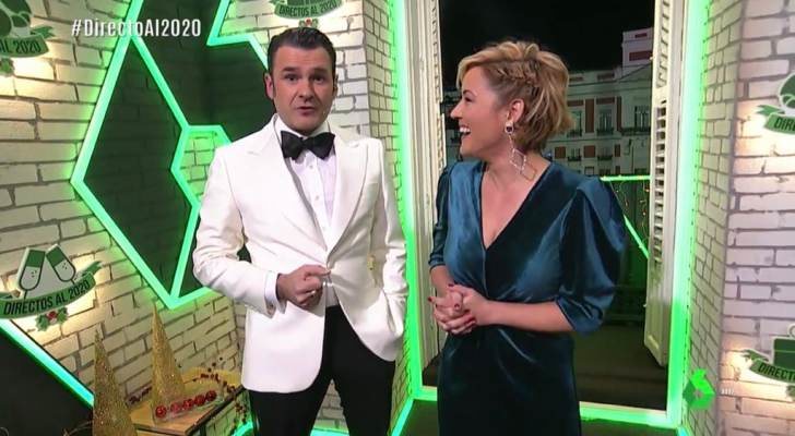 Iñaki López y Cristina Pardo en las Campanadas 2019-2020