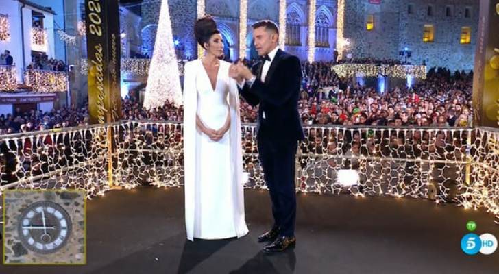 Paz Padilla y Jesús Vázquez en las Campanadas 2019-2020