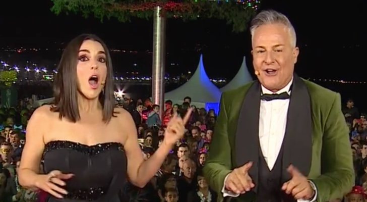 Ruth Lorenzo y Roberto Herrera en las Campanadas de TVE de Canarias