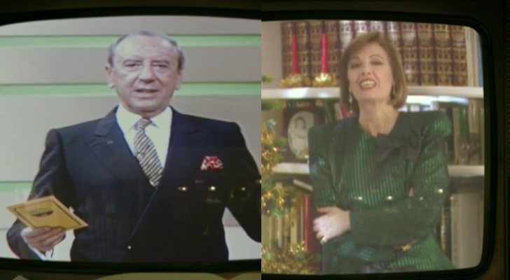 Joaquín Prat y María Teresa Campos en imágenes de archivo en 'Cuéntame cómo pasó'