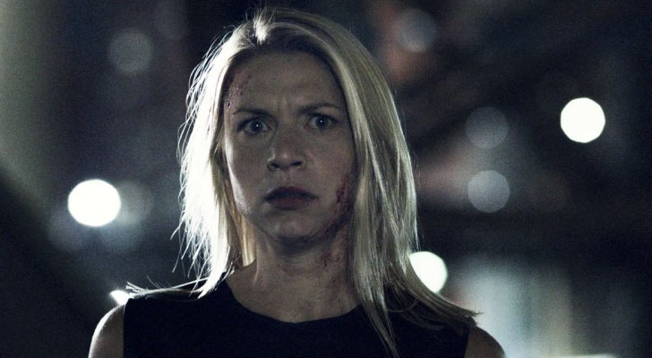 Claire Danes como Carrie Mathison en la séptima temporada de Homeland