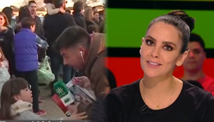 Cristina Pedroche y la niña viral de la Cabalgata