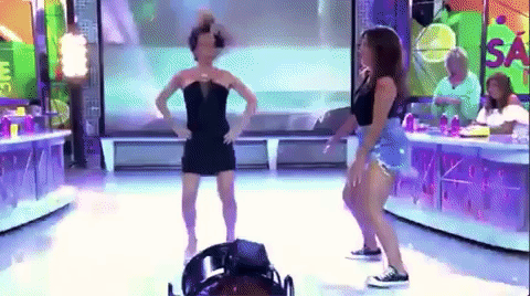 María Patiño bailando en 'Sálvame'