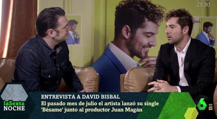 Iñaki López y David Bisbal en 'laSexta noche'