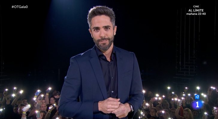 Roberto Leal en el inicio de la Gala 0 de 'OT 2020'