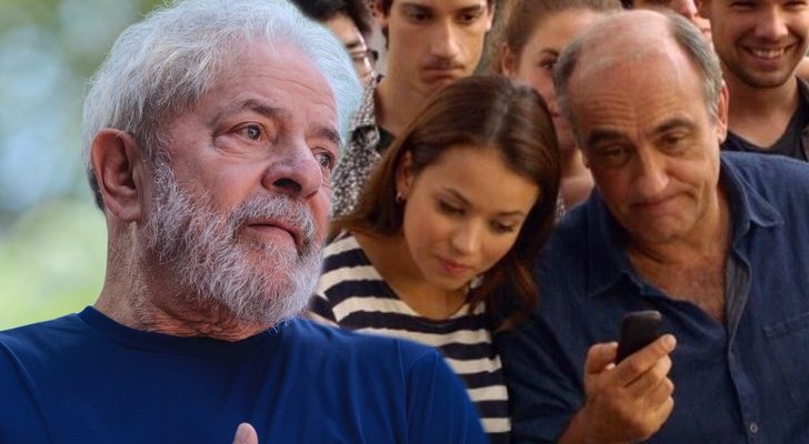Lula Da Silva y un fotograma de 'Merlí'