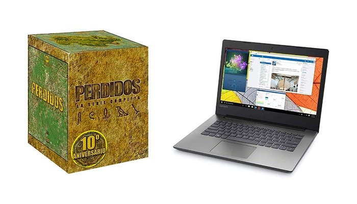 'Perdidos' y ordenador portátil