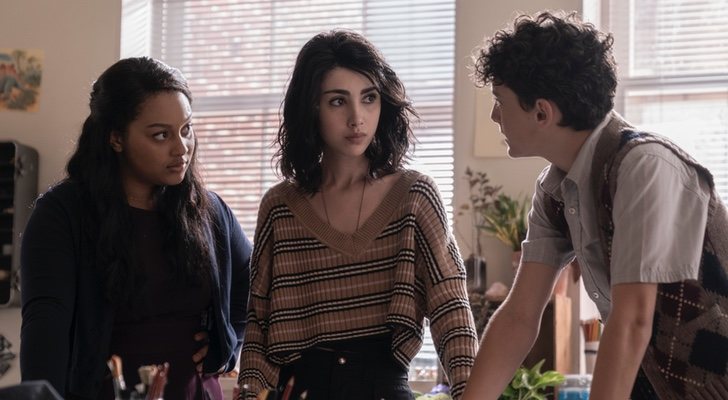 Aliyah Royale, Alexa Mansour y Nicolas Cantu en &#39;The Walking Dead: World Beyond&#39;