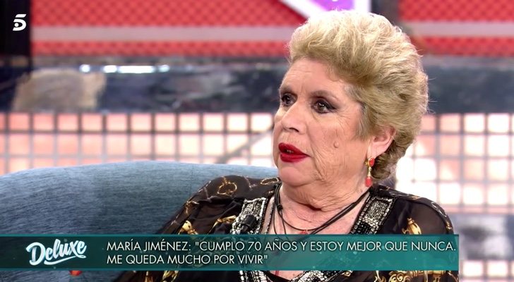 María Jiménez durante su entrevista en &#39;Sábado Deluxe&#39;