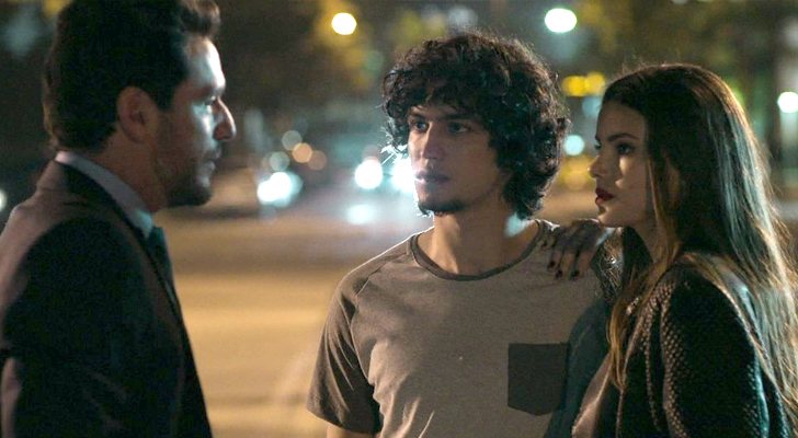 Álex, Gui y Angel en 'Verdades secretas'