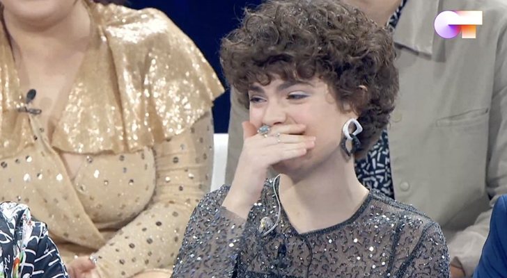 Anne se tapa la boca en la Gala 1 de 'OT 2020'