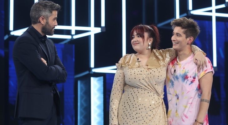 Roberto Leal, Ariadna y Nick, en 'OT 2020'