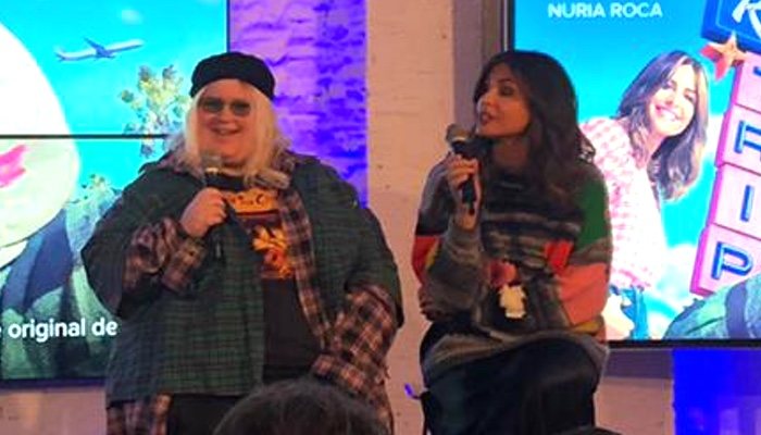 Esty Quesada y Nuria Roca, en la presentación de &#39;Road Trip&#39;